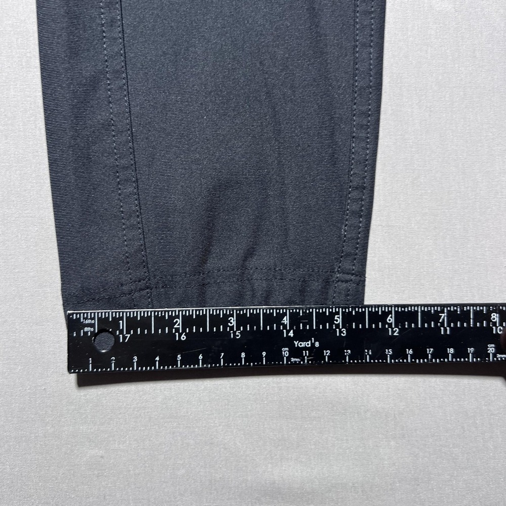 Lululemon Bust A Move Moto Skinny‎ Pants Womens Black Tech Utility Zip 29x26 - Picture 15 of 15